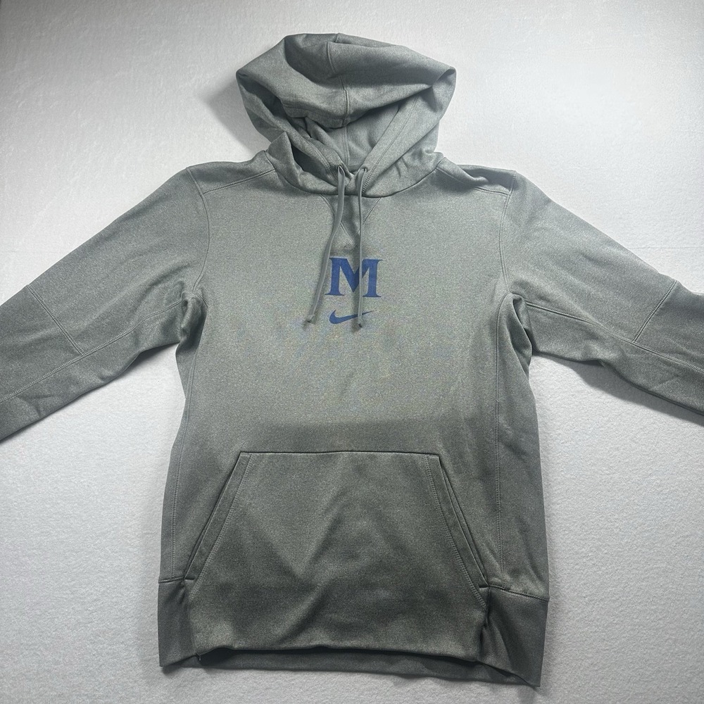 Nike University of Memphis Tigers Hoodie Men's Size S‎ Gray Pullover
